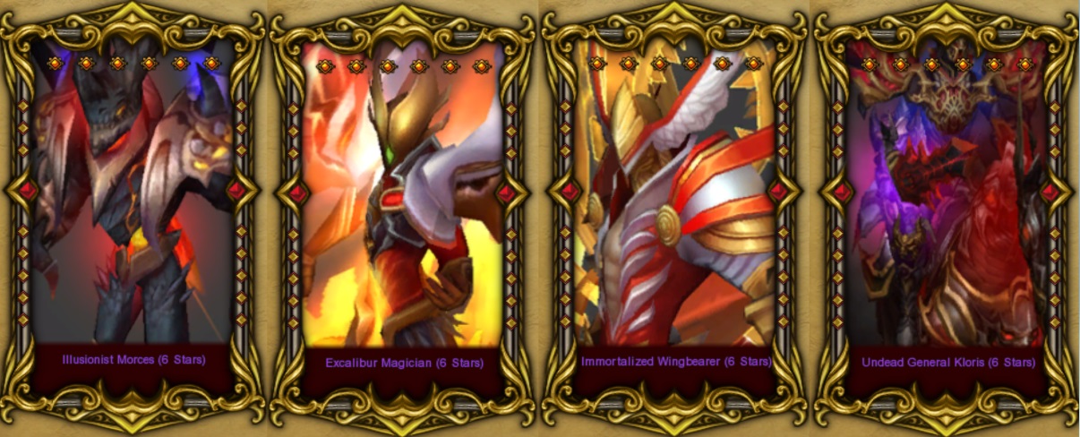 War of the Immortals characters
